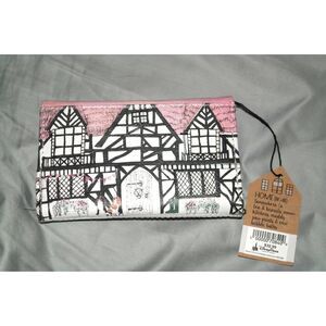 Tudor House Wallet by Disaster Designs NWT Whimsical, Cottagecore